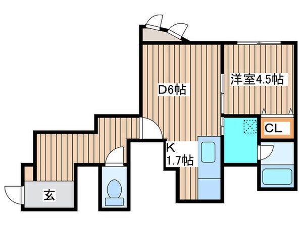 アルティス環状通Ⅰの物件間取画像